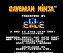 Image n° 7 - titles : Caveman Ninja